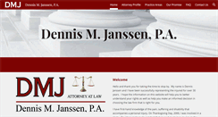 Desktop Screenshot of djanssenlaw.com